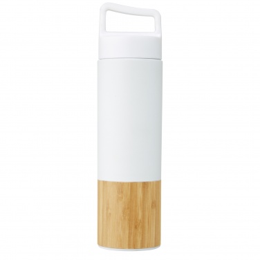 Logotrade promotional gift image of: Torne 540 ml  stainless steel bottle with bamboo outer wall